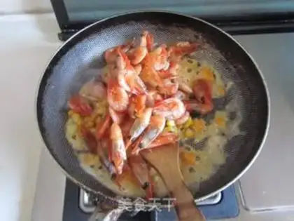 Make Gold-sand corn shrimp step 6