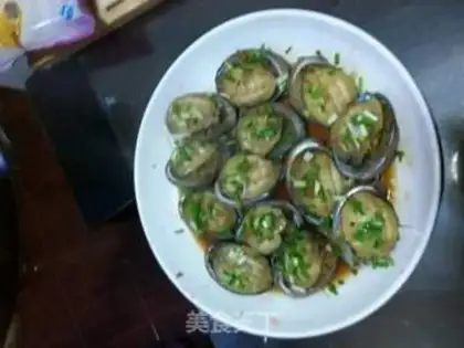 Make Garlic fans steam abalone step 6