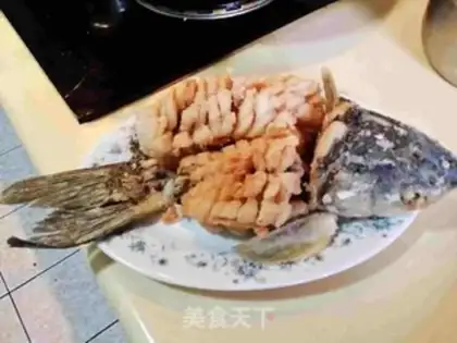 Make Sugary squirrel fish step 5