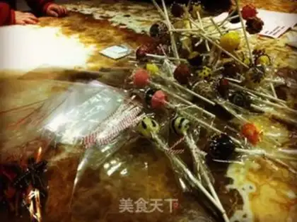 Make ♪ On the holidays of family cakes and lollipops ♪ step 4
