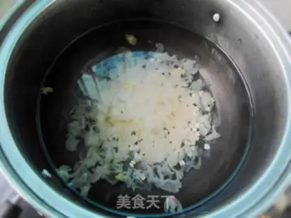 Make Silver-eared rice and sweet potatoes step 3