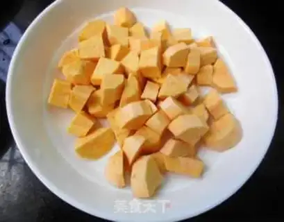 Make Silver-eared rice and sweet potatoes step 4