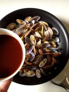 Make Pop clams step 5