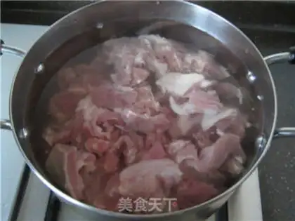 Make The radish lamb stew step 1
