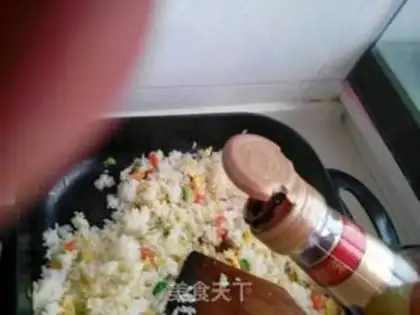 Make Onion fried rice step 5