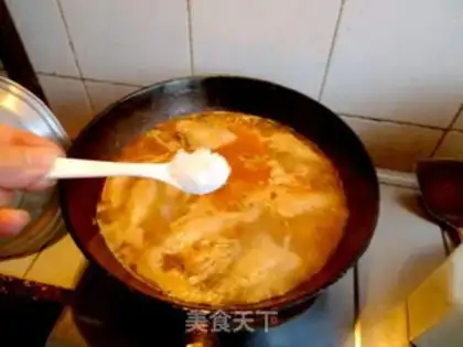 Make Chicken wings with eggplant juice step 12