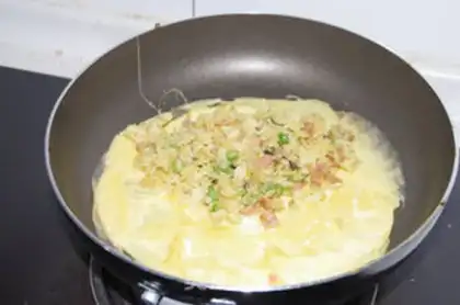 Make Curry egg buns step 11