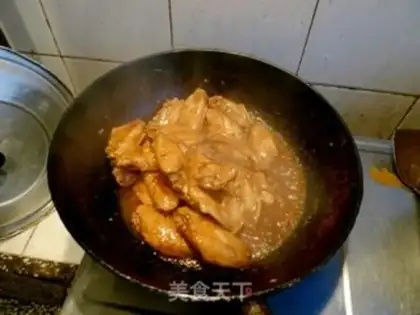 Make Chicken wings with eggplant juice step 15