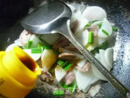 Make Weenie fried radish step 7