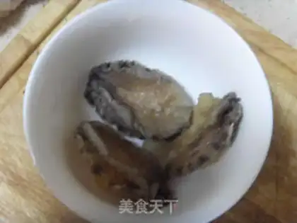 Make Abalone rice step 1