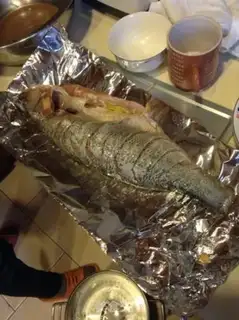 Make The oven roasted the bass step 1
