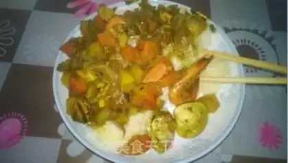 Make Seafood curry step 5