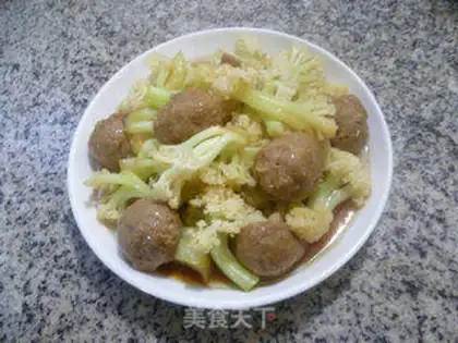 Make Beefballs, broccoli step 10