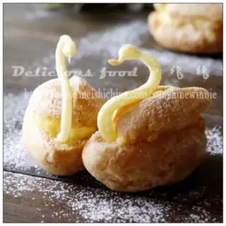 Make Swan puff step 12
