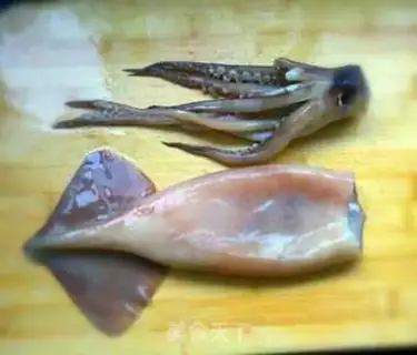 Make Fresh squid and cabbage step 0
