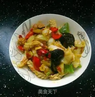 Make Fresh squid and cabbage step 3