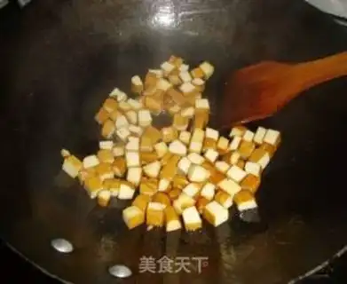 Make Twin pepper peanut beans step 4