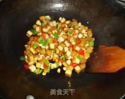 Make Twin pepper peanut beans step 6
