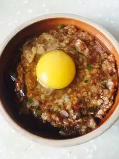 Make Meat and eggs step 0