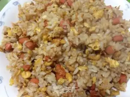 Make Garlic fried rice step 7