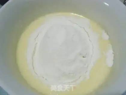 Make Black sesame egg rolls step 3