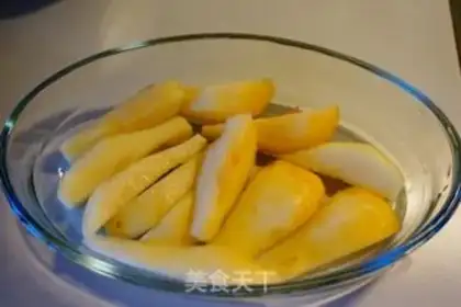Make Pear pudding cake step 5
