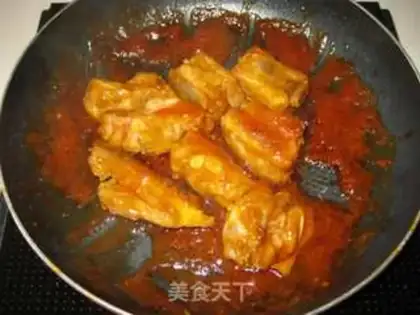 Make Cheese juice ribs step 8