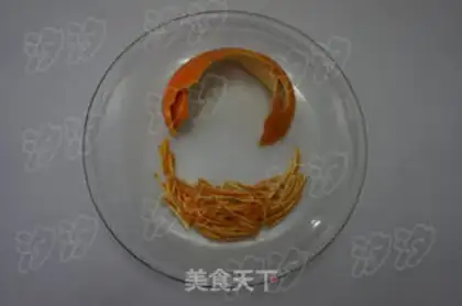Make Orange and five flowers step 2