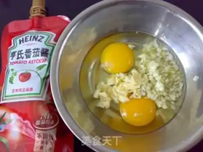 Make Spaghetti cake step 1
