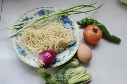 Make Egg-fried stick noodles step 0