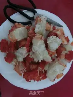 Make Black pepper beer king crab step 0