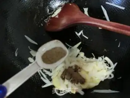 Make Black pepper beer king crab step 4