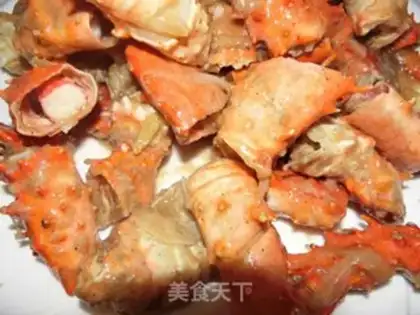Make Black pepper beer king crab step 10