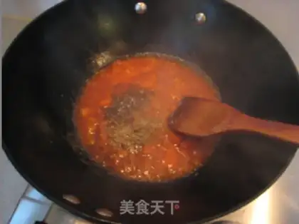 Make Ham shrimp pizza step 8