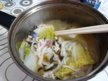 Make Sour chicken noodles step 3