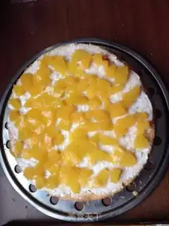 Make Peach birthday cake step 3