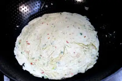 Make Onion omelet step 12