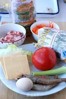 Make Double pork chop burger step 0