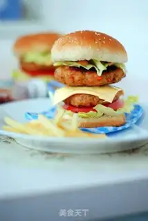 Make Double pork chop burger step 5