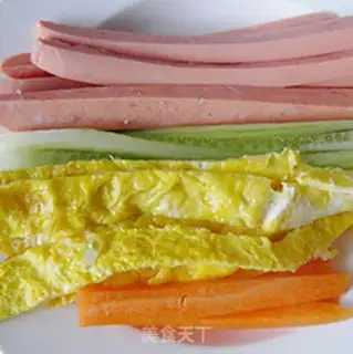 Make Ham sushi step 4