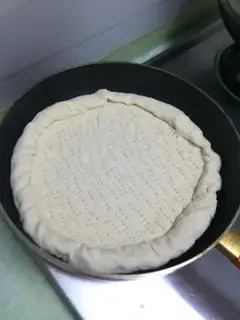 Make A flat pan for homemade fruit pizza step 5