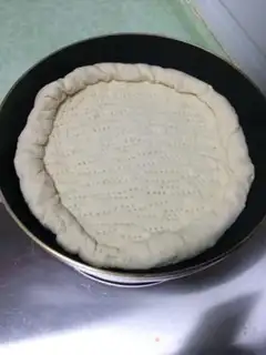 Make A flat pan for homemade fruit pizza step 6