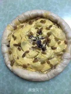 Make A flat pan for homemade fruit pizza step 9