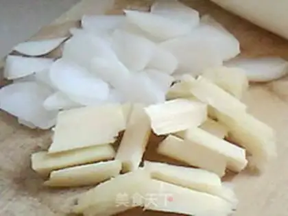 Make Cane radish step 1