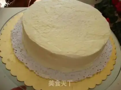 Make Butter birthday cake step 4