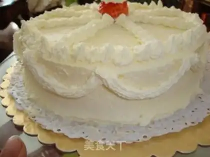 Make Butter birthday cake step 6