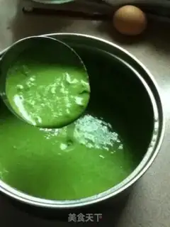 Make Intestine spinach pancakes step 2