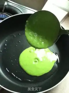Make Intestine spinach pancakes step 3