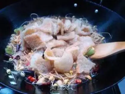 Make Soybeans with pig skin step 5