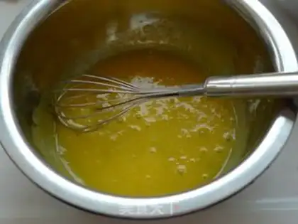 Make Orange cake roll step 1